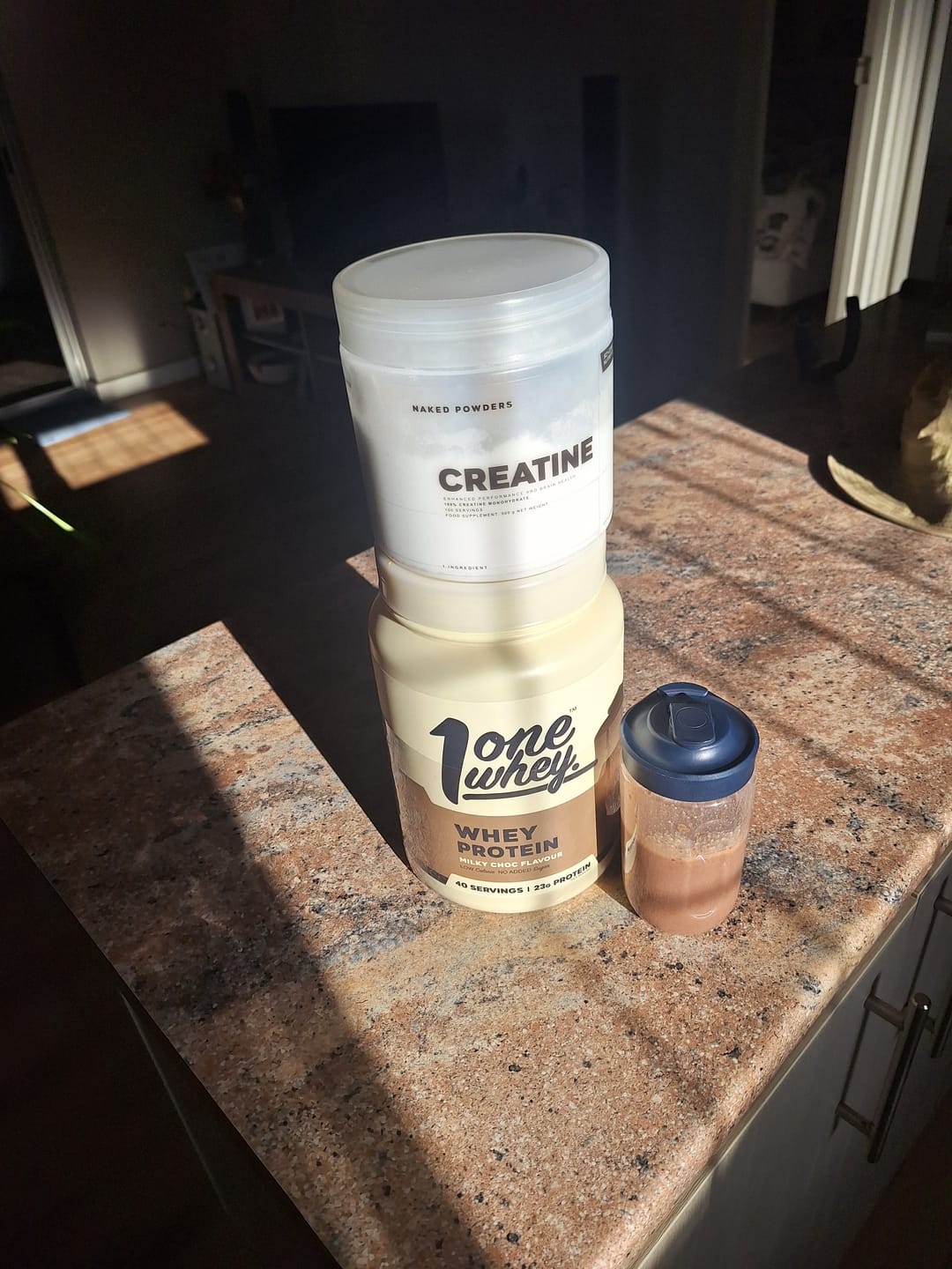 Customer photo review of NAKED CREATINE MONOHYDRATE - 100 Servings