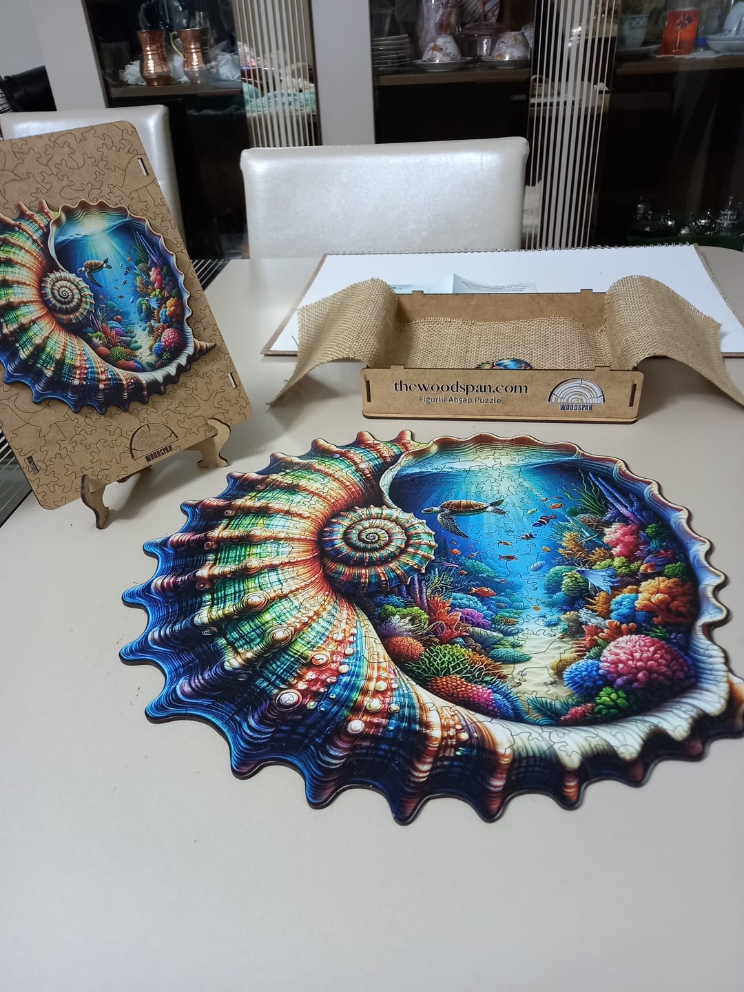 Customer photo review of Ağaç Ev - Ahşap Puzzle