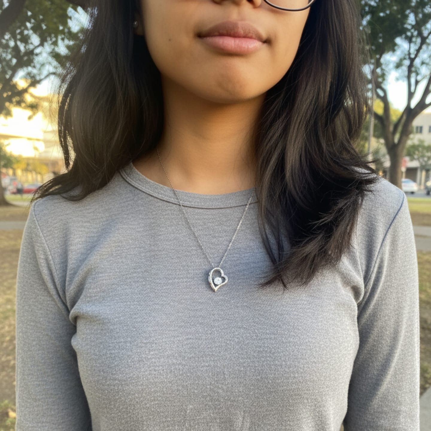 Customer photo review of You will always be my little girl - Necklace Daughter From Dad