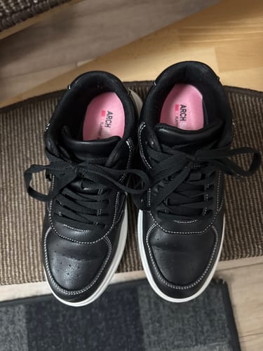 Customer photo review of ELEVATESHOES BLACK CASUAL
