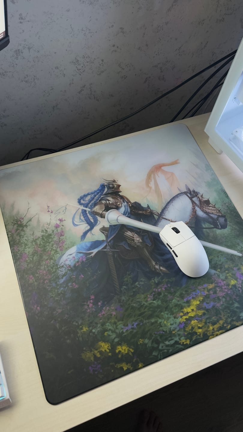 Customer photo review of Midori The Return Cam Mousepad