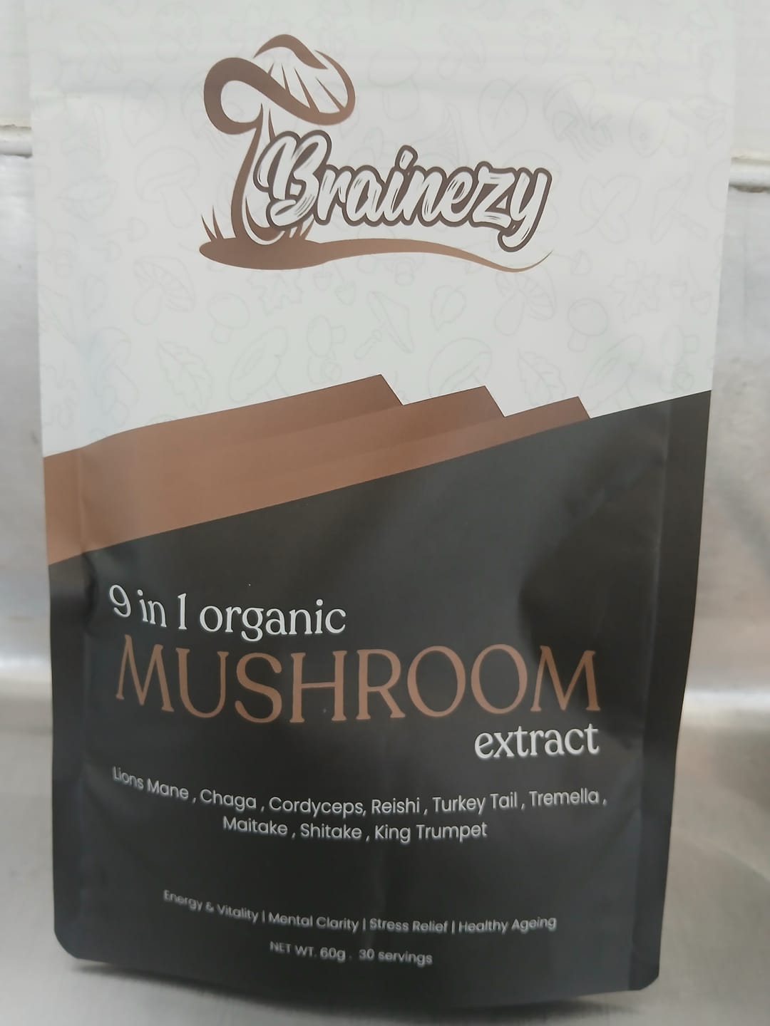 Customer photo review of Brainezy 9in1 Daily Wellness Mushroom Secret- 30 Servings