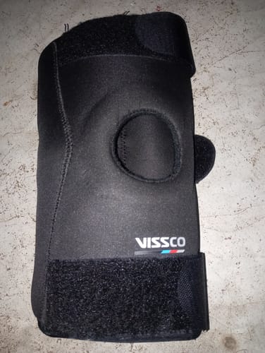 Customer photo review of Functional Knee Support | Provides moderate support & stability to the Knee | Color - Black (Single Piece)