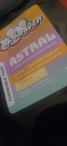 Customer photo review of 7-OH ASTRAL TABLETS (30 MG)
