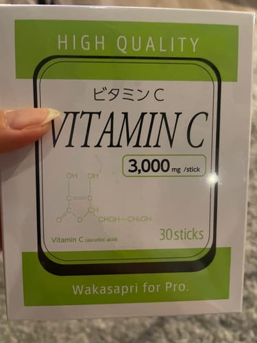 Customer photo review of 高濃度ビタミンC 3,000mg -Wakasapri for Pro.