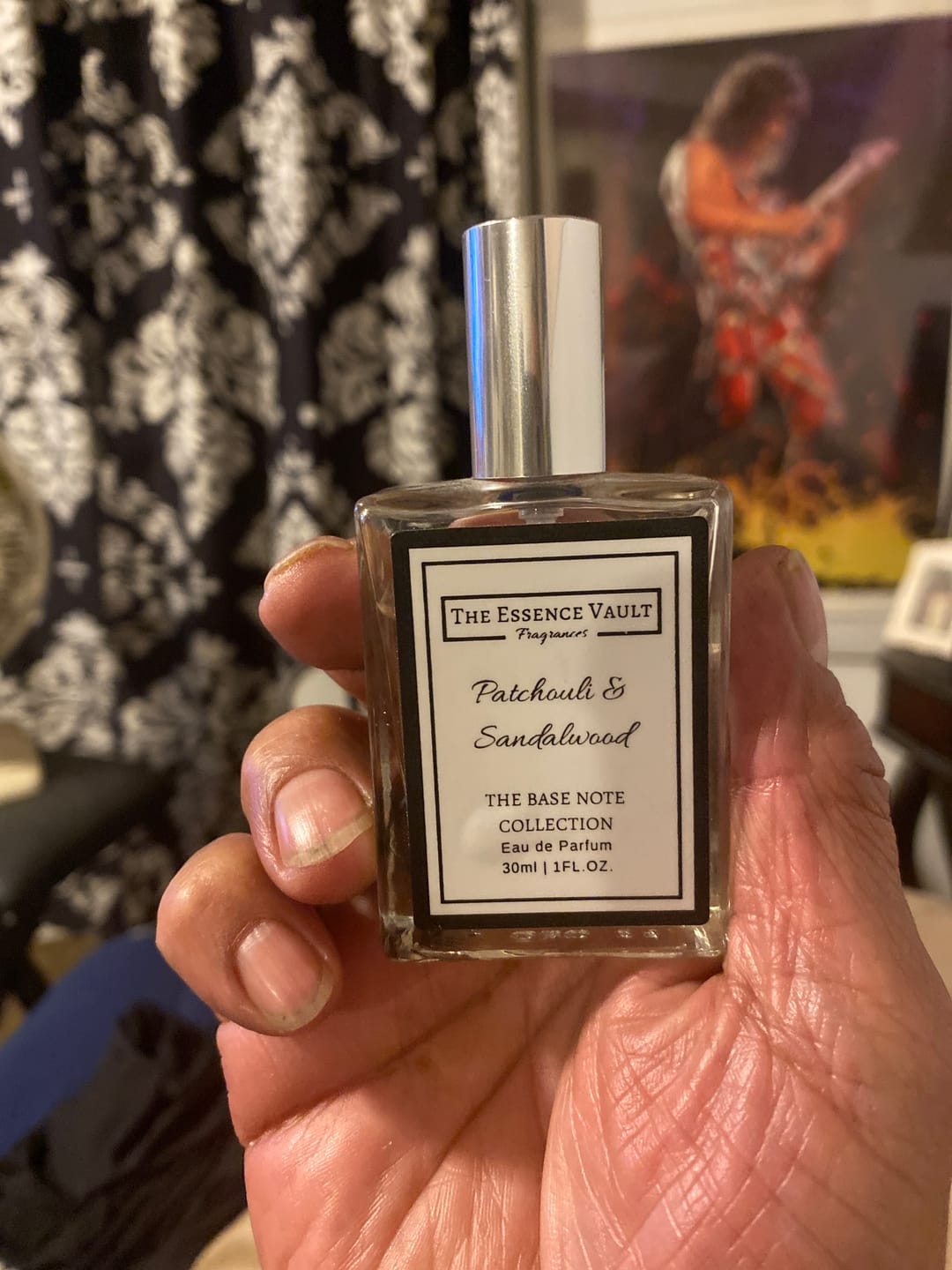Customer photo review of Patchouli & Sandalwood Eau De Parfum