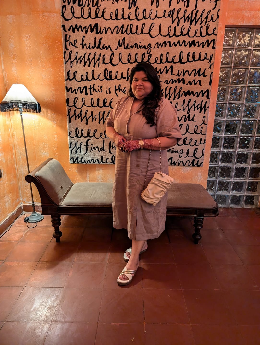 Customer photo review of Eloise Slit Dress