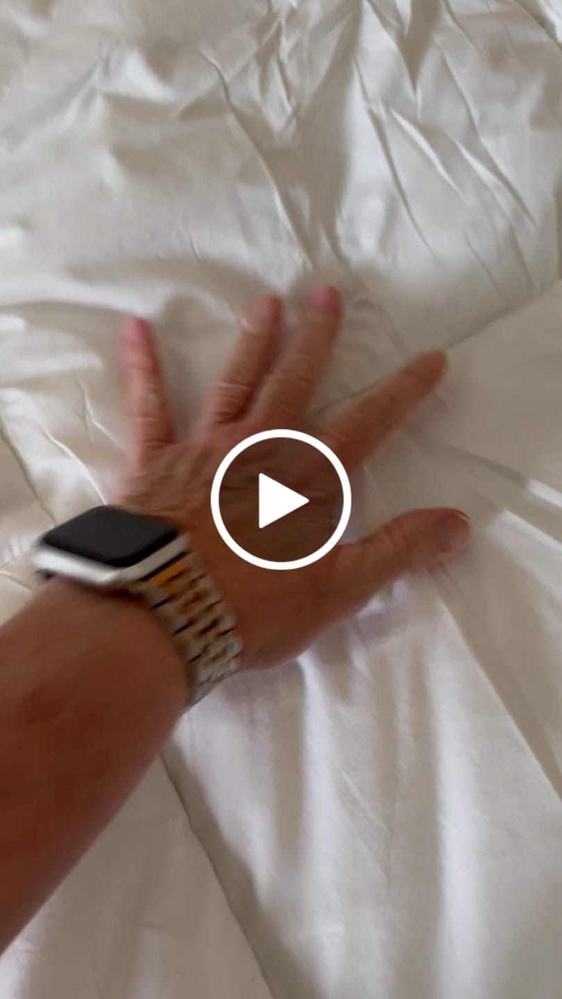 Customer video review of Muscle Mat Luxury Mattress Topper - 4 Inches Thick