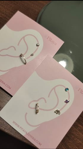 Customer photo review of Piercing Mini Diamante