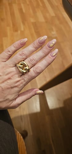 Customer photo review of Anello Catena Grossa