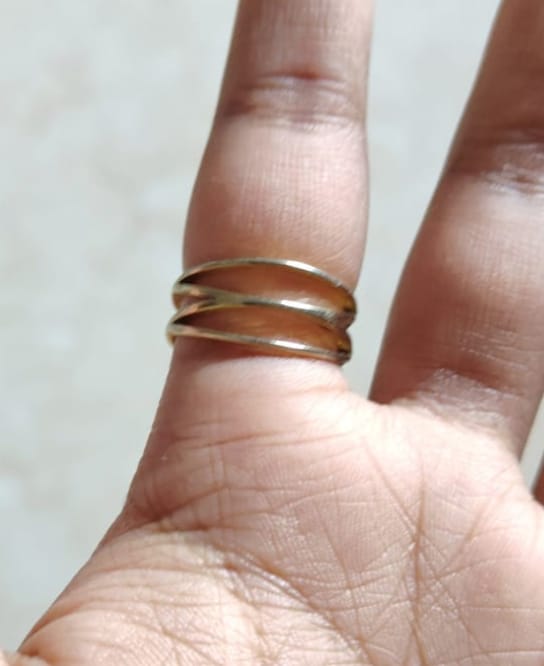Customer photo review of Rectangular Rhythm Link Bracelet