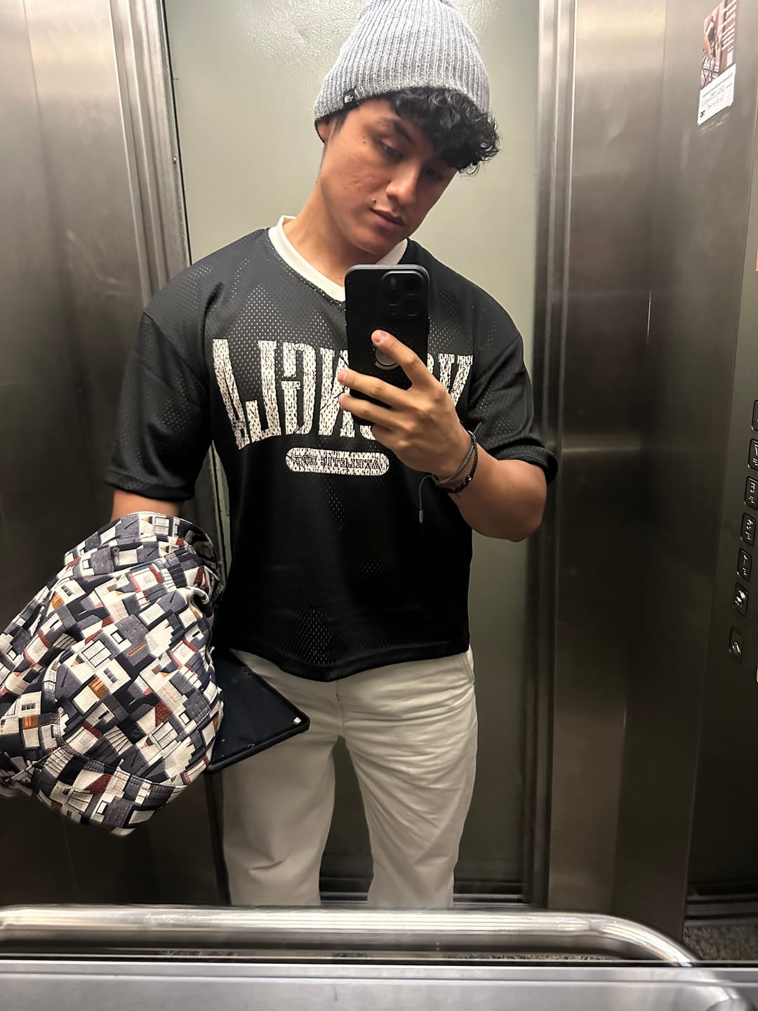 Customer photo review of 4187 - Varsity Football Cropped Jersey