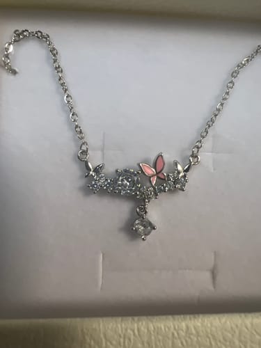 Customer photo review of Aliana Butterfly Necklace