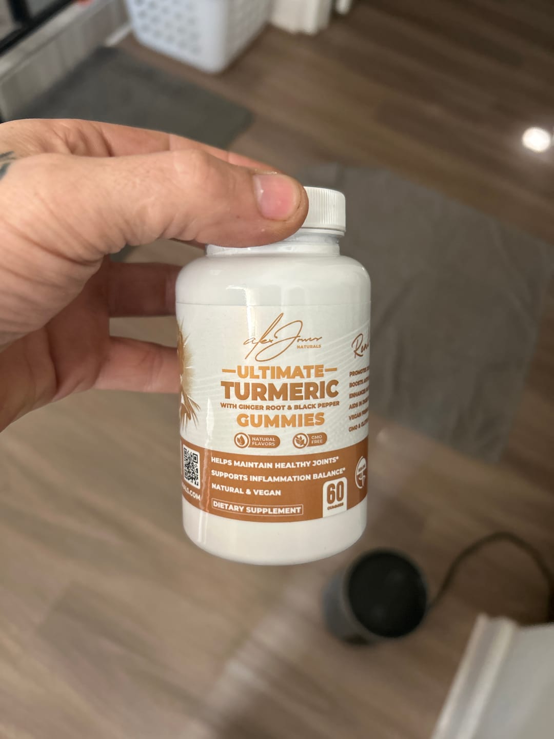 Customer photo review of Ultimate Turmeric Gummies With Ginger Root & Black Pepper