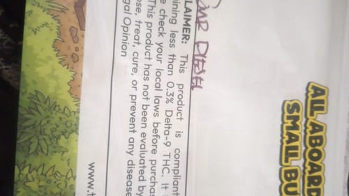 Customer photo review of Sour Diesel THCA Flower