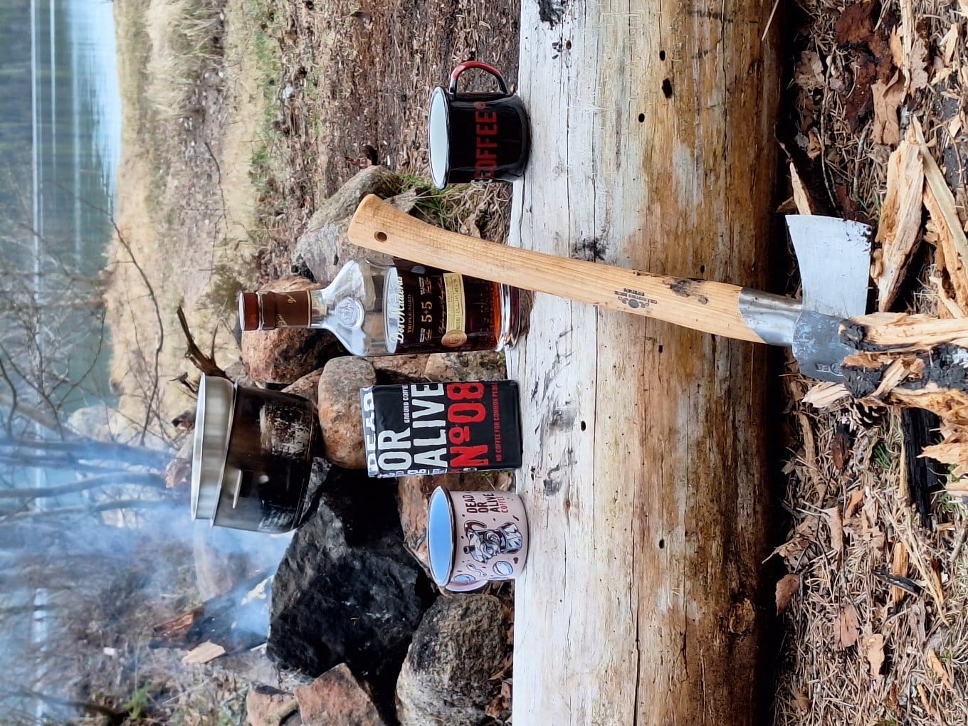 Customer photo review of DEAD OR ALIVE COFFEE Diavolo – Espresso Blend, 100% Robusta, neapolitanische Dark Roast, extra stark, säurearm