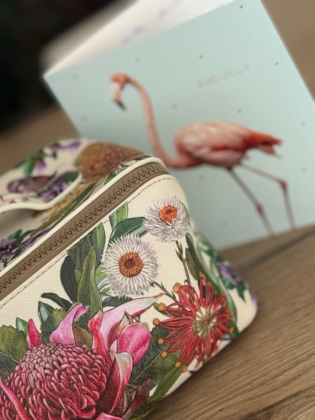 Customer photo review of Cosmetic Bag Botanical Blooms