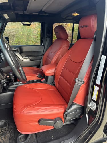 Customer photo review of Premium Custom-Fit Seat Covers