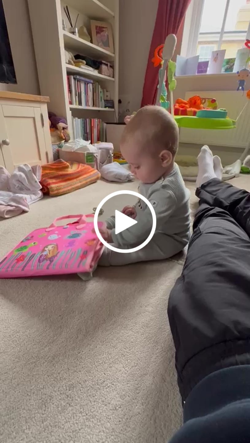 Customer video review of BusyNest – Sensory Play Board for Little Learners