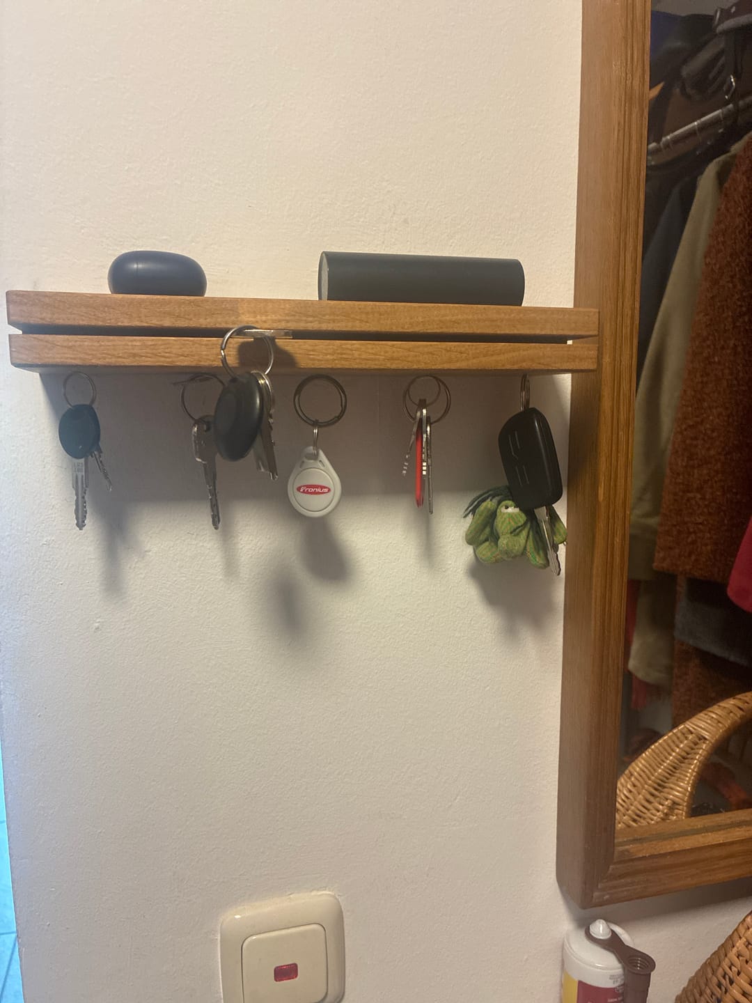 Customer photo review of Schlüsselbrett TALEA aus Holz
