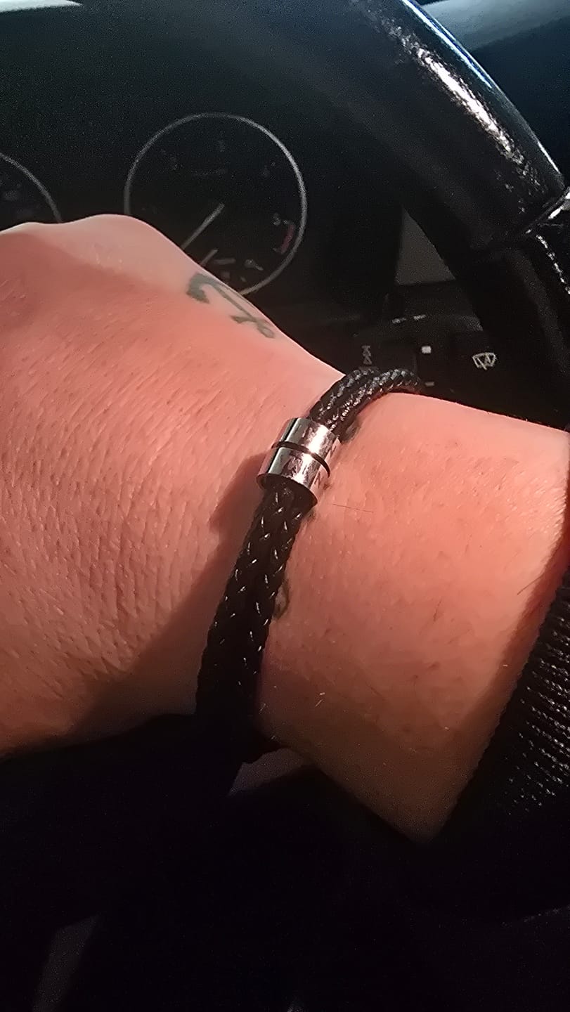 Customer photo review of Bracelet: Obelix