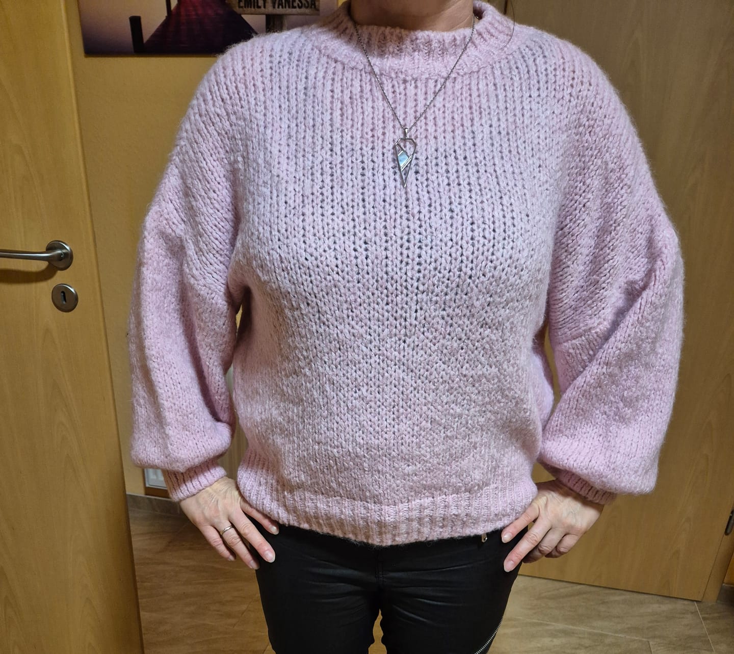 Customer photo review of Essential Oversize Knit