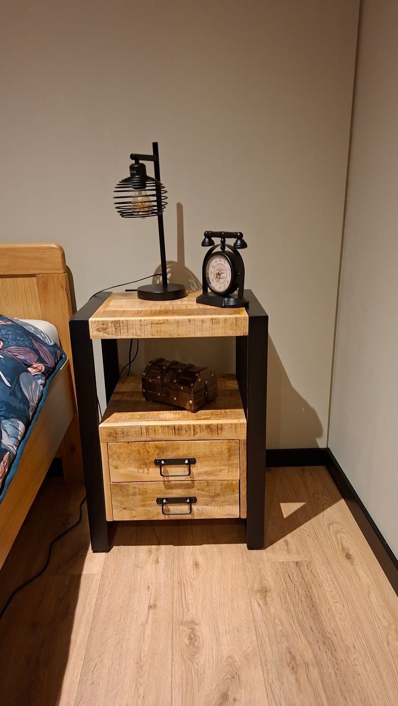 Customer photo review of Mango Houten Nachtkastje Britt | 50x40x70cm