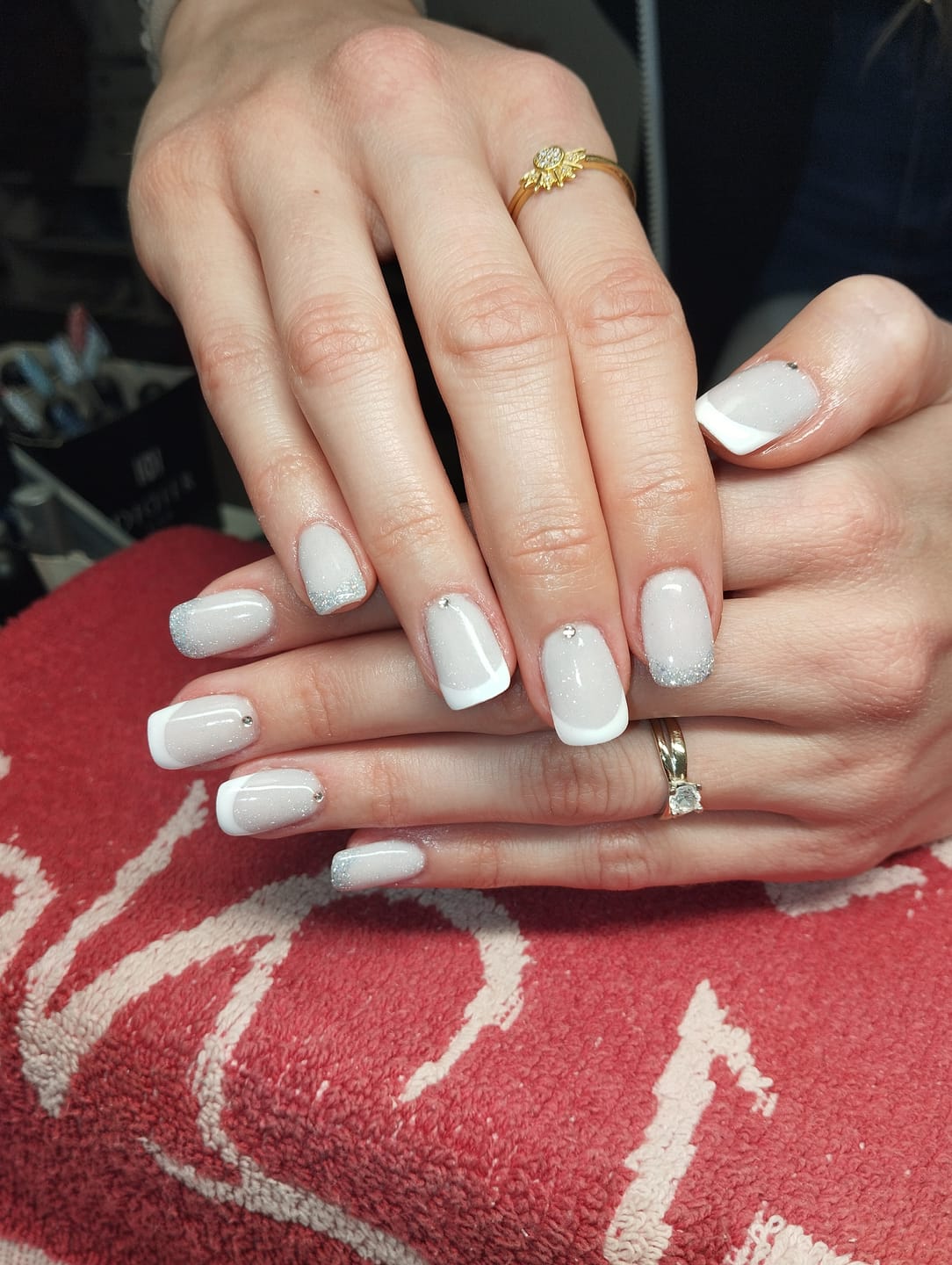 Customer photo review of Didier Lab Rubber Base Foil, Smoky White, 10ml