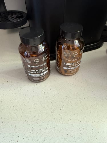 Customer photo review of Mushroom Blend Capsules