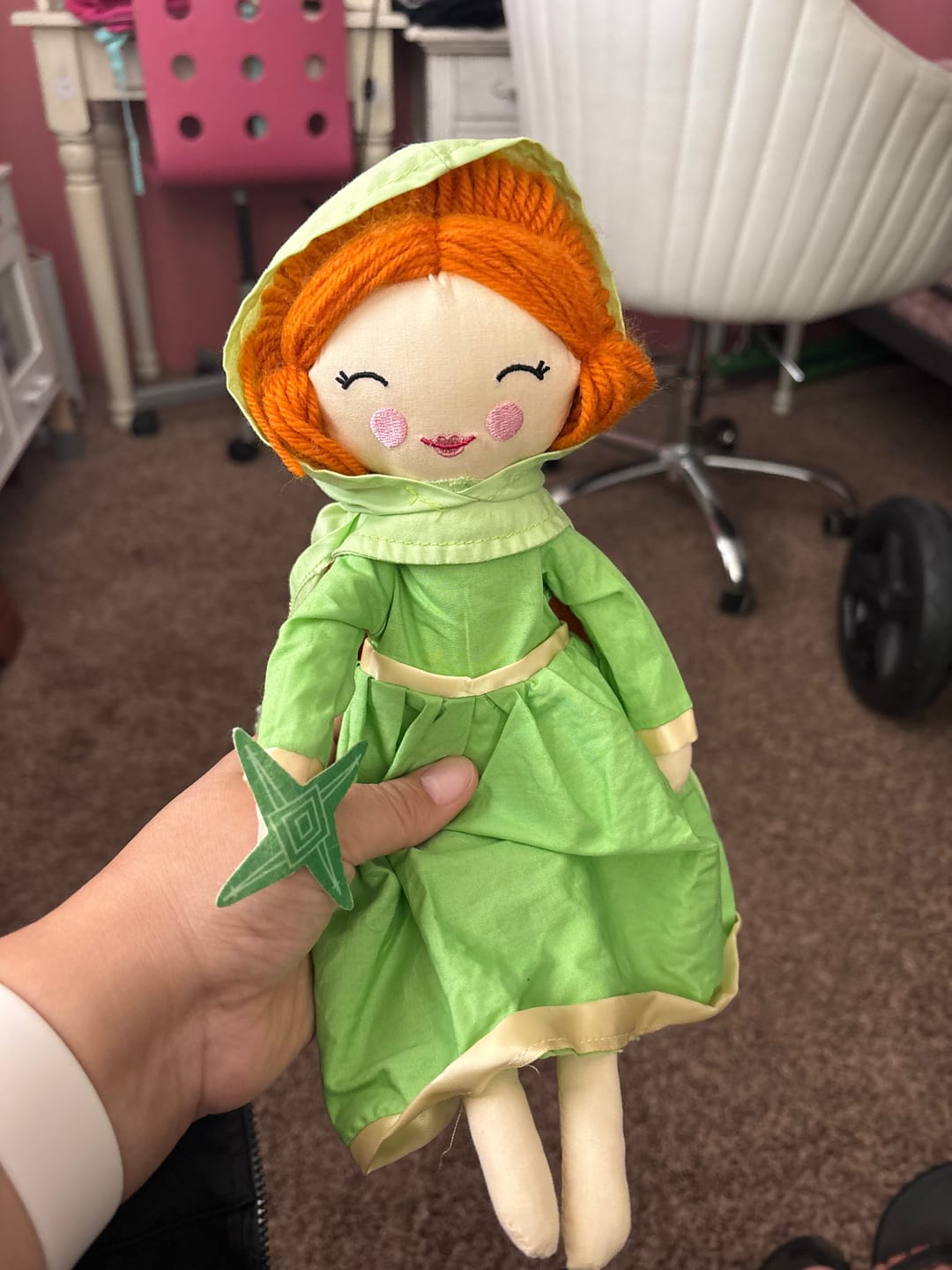 Customer photo review of St. Brigid of Ireland Rag Doll