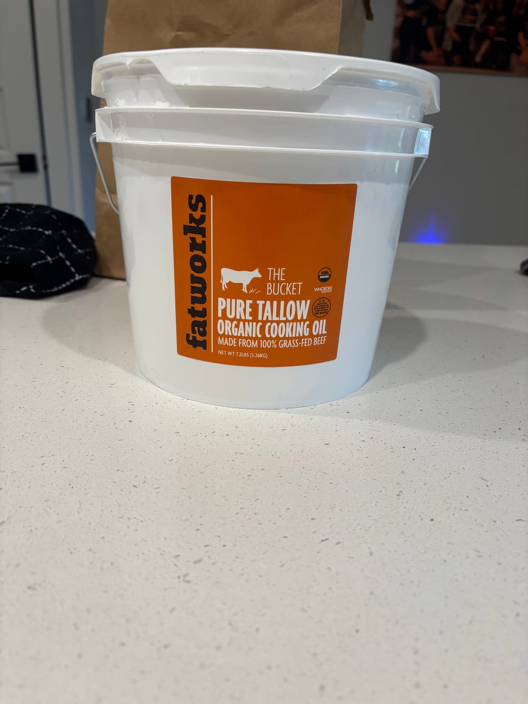 Customer photo review of 1 Gallon Organic Grass-Fed Beef Tallow