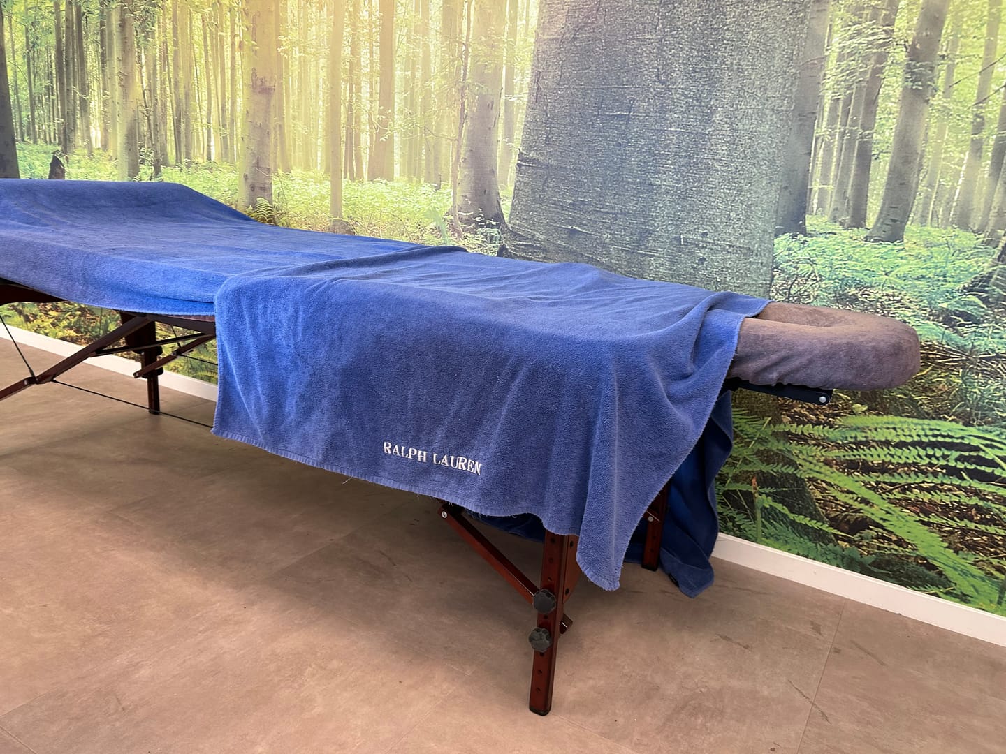 Customer photo review of Massageliege Zen BASIC III Flat