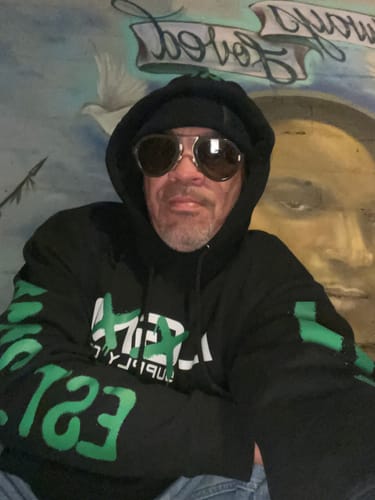 Customer photo review of Limited Hustle Heavyweight Hoodie