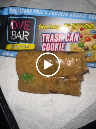 Customer video review of Trash Can Cookie