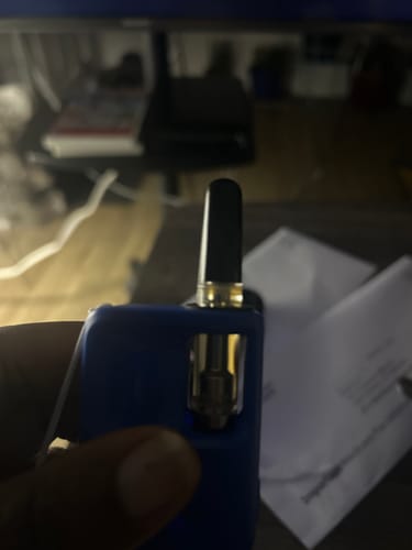 Customer photo review of 1 Gram Delta-8 THC Full Spectrum Vape Cartridge | Purple Haze - Indica