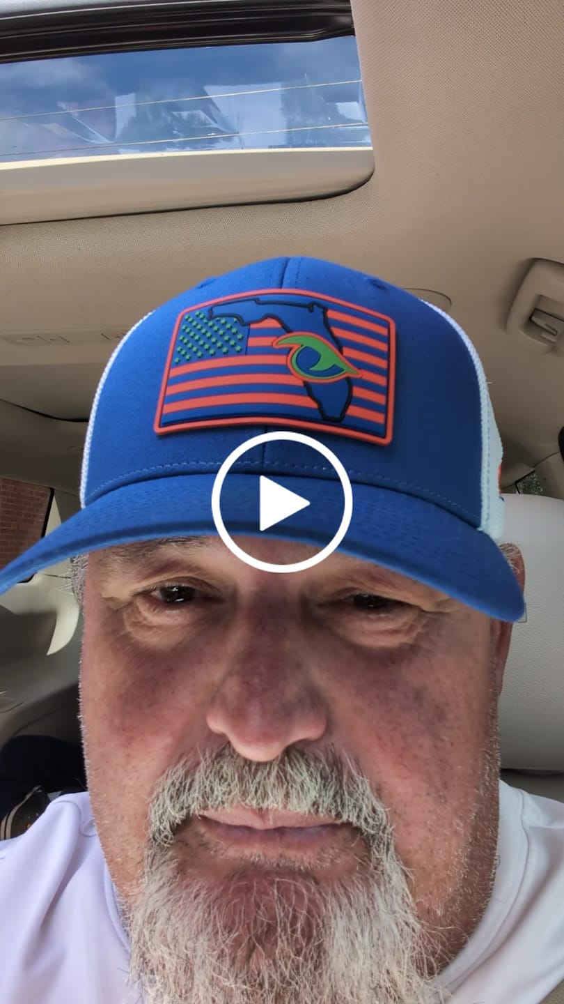Customer video review of Richardson 110 Blue FL Performance Fitted Hat