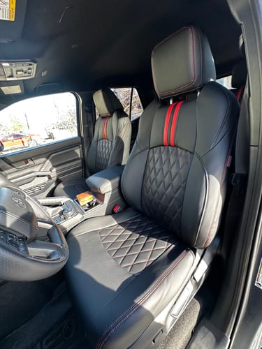 Customer photo review of Premium Custom-Fit Seat Covers