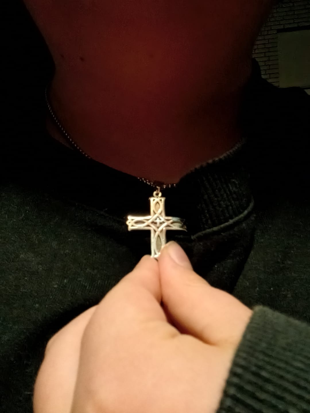 Customer photo review of Statement TM Kreuzkette