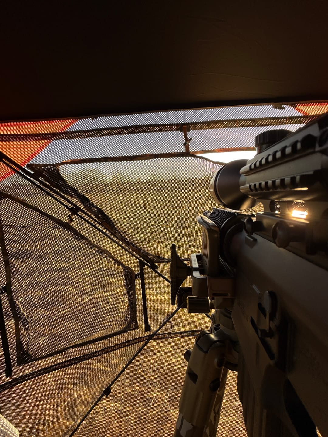 Customer photo review of Heated Hunting Chair Adjustable Height 360°  Swivel Blind Chair With Armrests