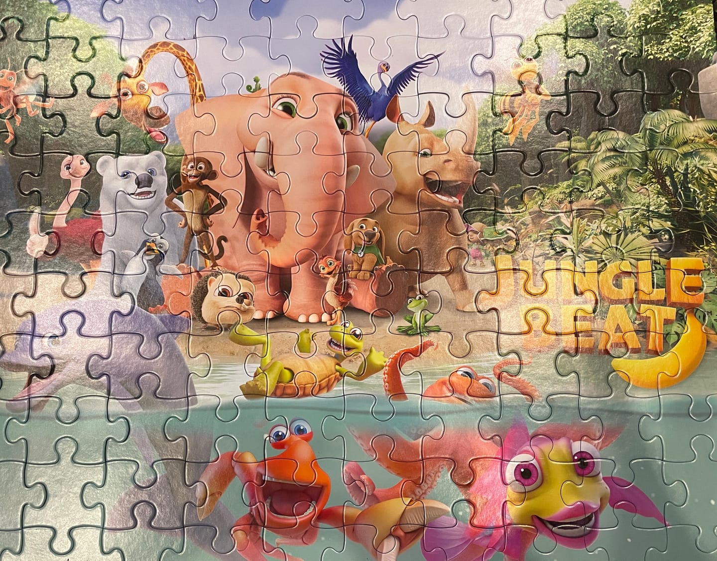 Customer photo review of Jungle Beat - Trunk & Friends Puzzle