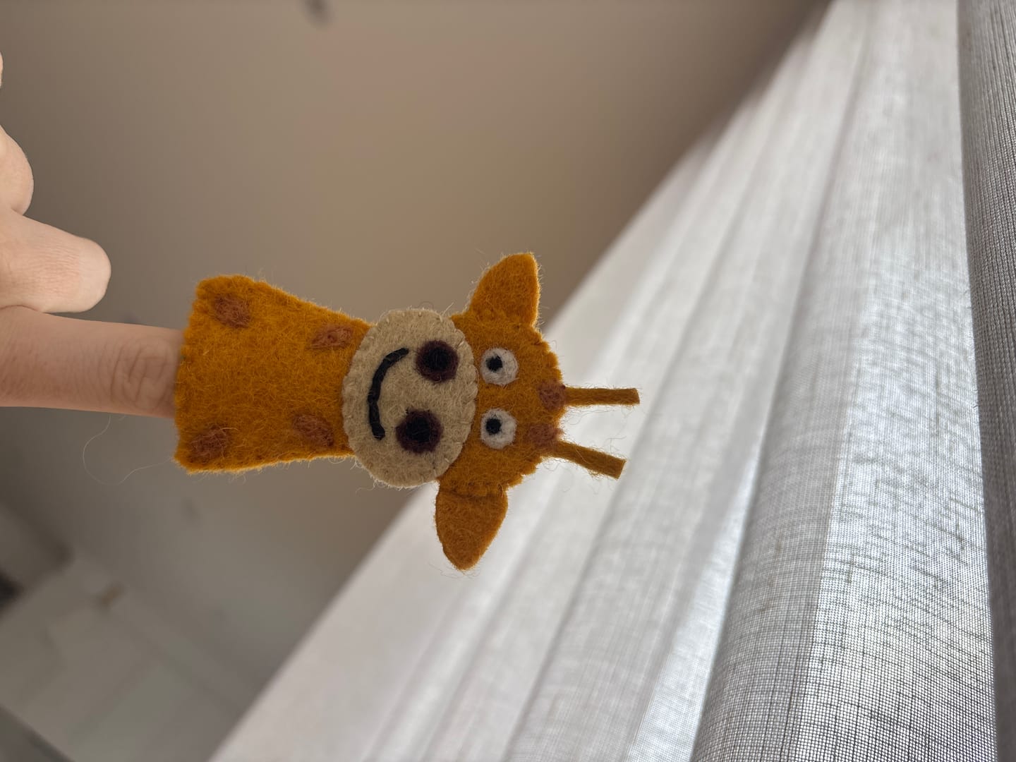 Customer photo review of Felt Finger Puppets — Individual Characters (Pick & Choose)