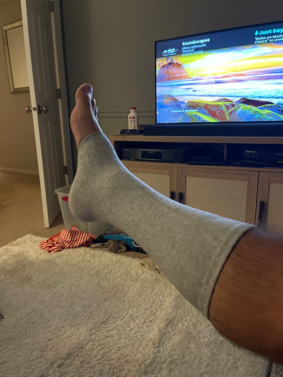 Customer photo review of Premium Anti-Fatigue Bamboo Footsleeves