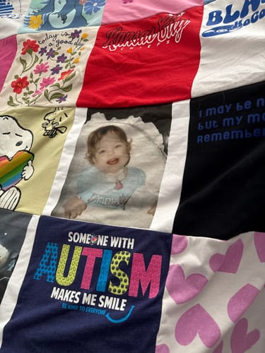 Customer photo review of Project Repat T-Shirt Quilt