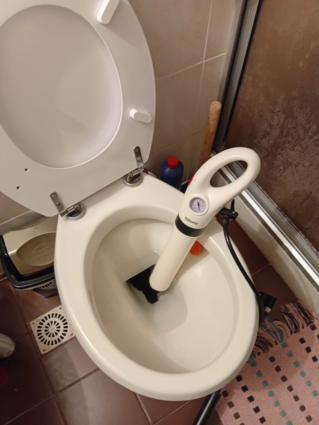 Customer photo review of Destapador de Desagüe Destapamax con Aire Comprimido MILHOME