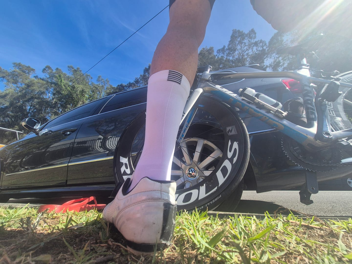 Customer photo review of Rival Pro Cycling Socks