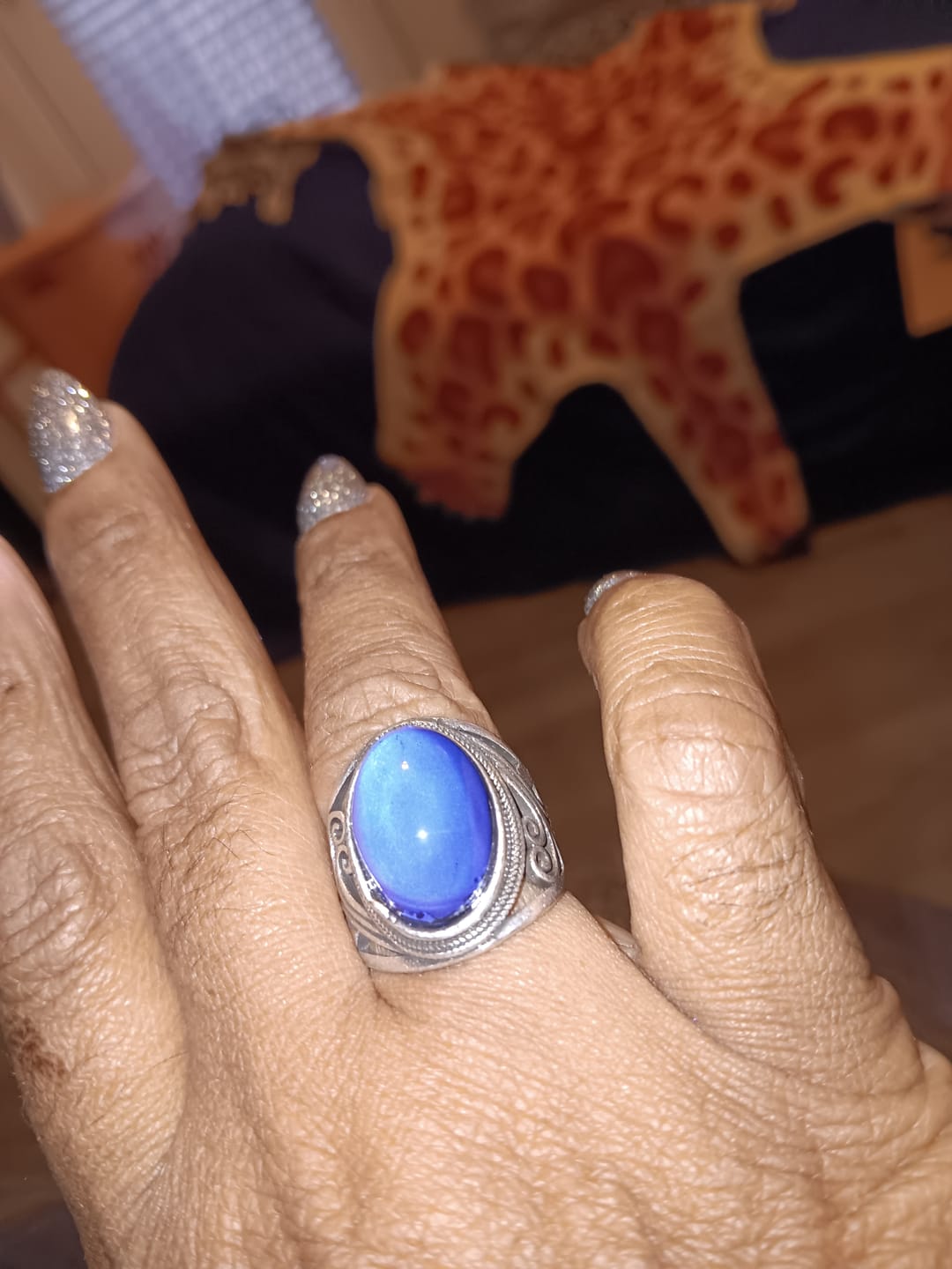 Customer photo review of New-Age Mood Ring