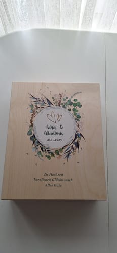 Kundenbewertung mit Foto zu Leonardo Weingläser mit Gravur als Set - "Flower Wedding"