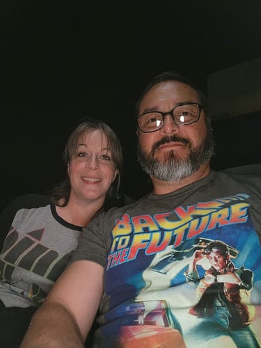 Customer photo review of Vintage Movie Poster Back To The Future T-Shirt