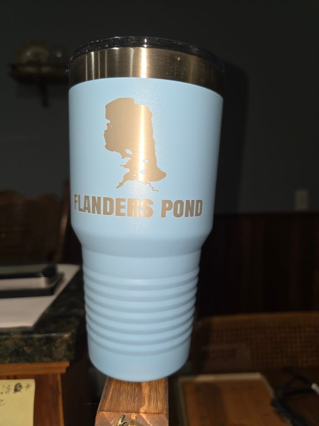 Customer photo review of Custom Lake 30oz Tumbler