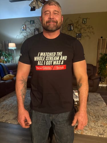Customer photo review of New Glenn Scrub  - Unisex T-shirt